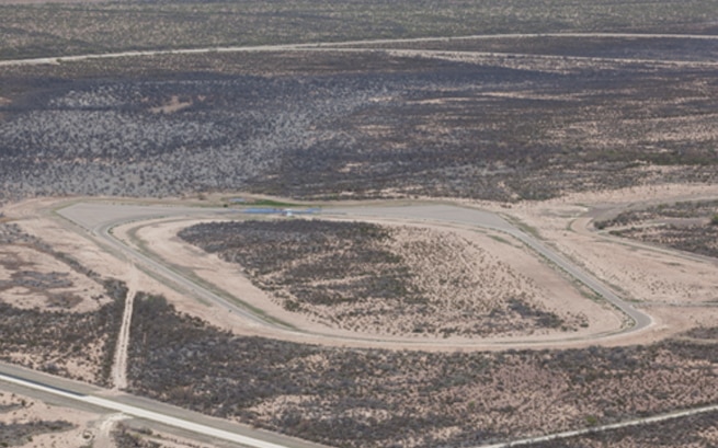 Proving Grounds Desert Aerial View Proving Grounds Desert Aerial View Image